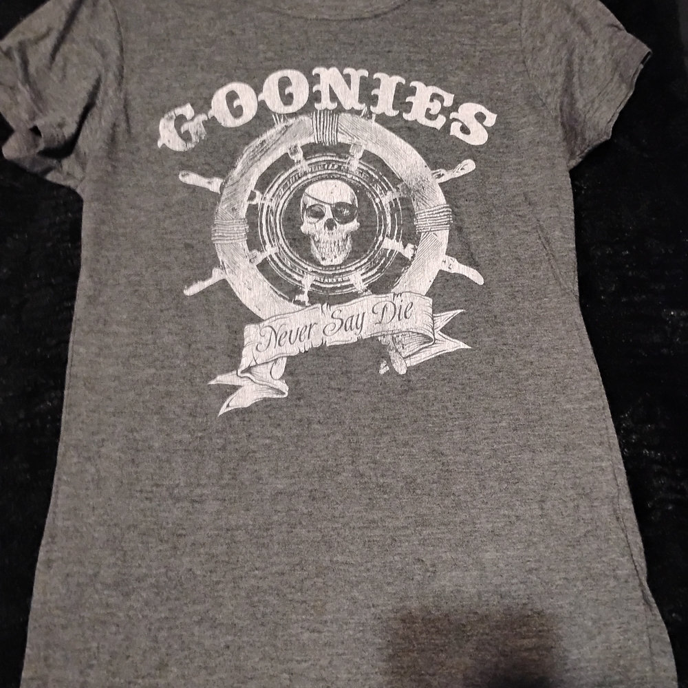 Ripple Junction Gray Goonies Skull Tee
